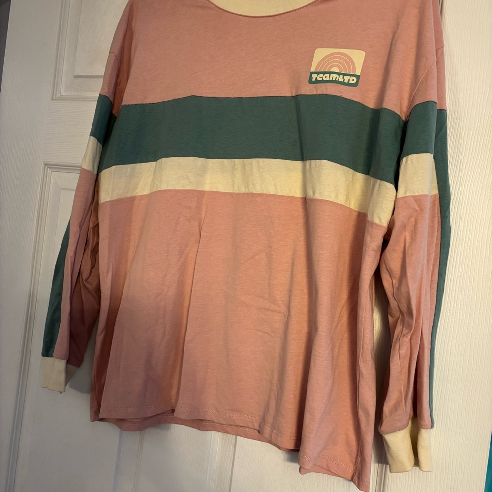 Retro Colorblock Long Sleeve Shirt Team LTD